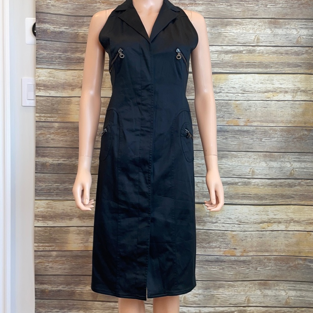 Versus Versace Black Sleeveless Dress NWT